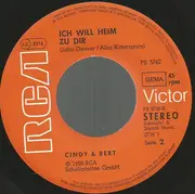 7inch Vinyl Single - Cindy & Bert - Nenn Es Liebe
