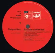 LP - Cindy & Bert - Die Lieder Unserer Welt
