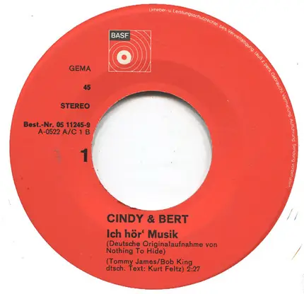 Cindy & Bert - Ich Hör' Musik