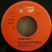 7inch Vinyl Single - Cindy & Bert - Ich Suche Einen Schatz