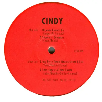 Cindy Berger - Oh, Wann Kommst Du