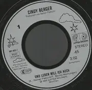 7inch Vinyl Single - Cindy Berger - Und Leben Will Ich Auch