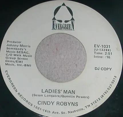 Cindy Robyns - Ladies Man