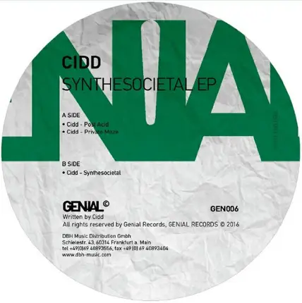 Cidd - Synthesocietal EP