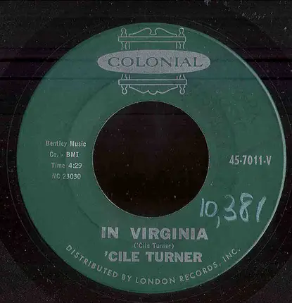 'Cile Turner - In Virginia