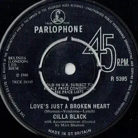 Cilla Black - Love's Just A Broken Heart