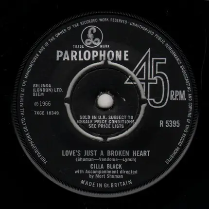 Cilla Black - Love's Just A Broken Heart