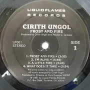 LP - Cirith Ungol - Frost And Fire - Insert