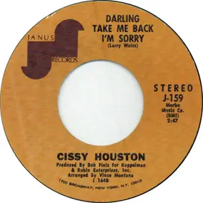 Cissy Houston - Darling Take Me Back I'm Sorry