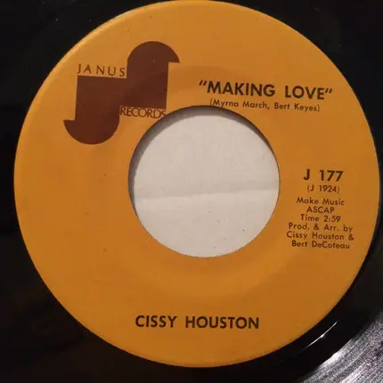 Cissy Houston - I Love You / Making Love