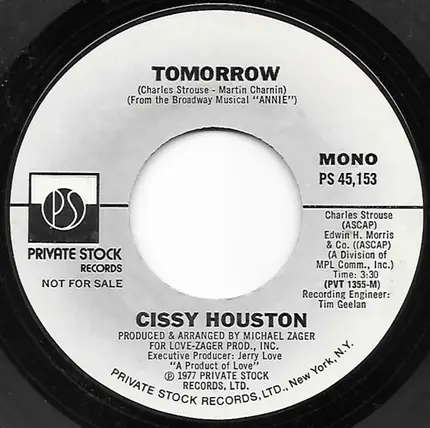 Cissy Houston - Tomorrow (From The Broadway Musical "Annie")