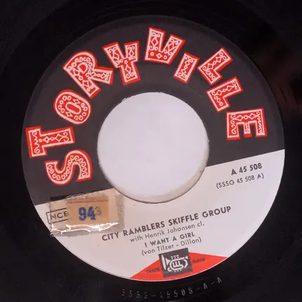 City Ramblers Skiffle Group - I Want A Girl / 900 Miles