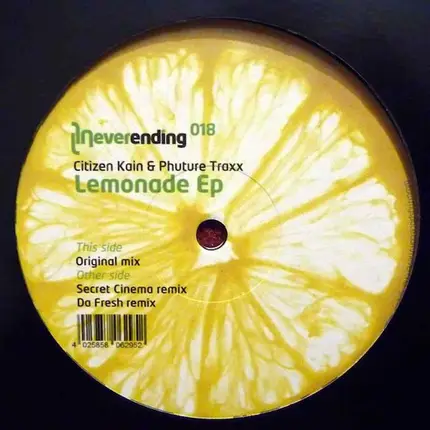 Citizen Kain & Phuture Traxx - Lemonade EP
