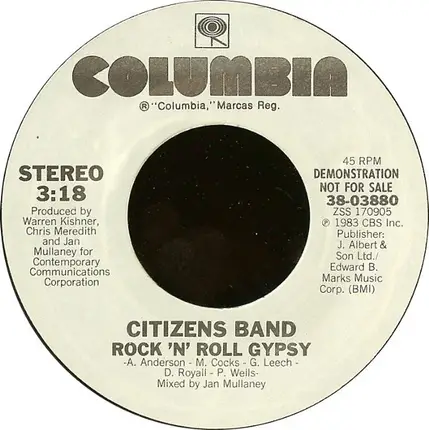 Citizens Band - Rock 'N' Roll Gypsy