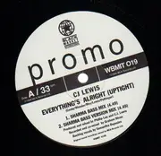 12inch Vinyl Single - CJ Lewis - Everything's Alright (Uptight) / Human Nature
