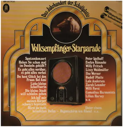 Comedian Harmonists / Zarah Leander a.o. - Volksempfänger-Starparade