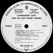 LP - Commander Cody And His Lost Planet Airmen - Commander Cody And His Lost Planet Airmen