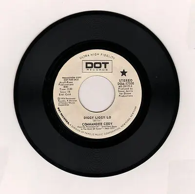 Commander Cody - Diggy Liggy Lo / Sunset On The Sage