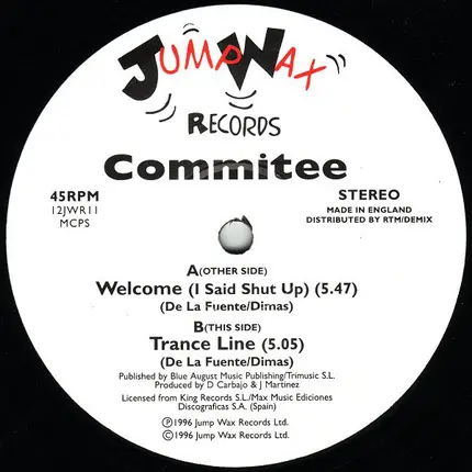 Committee - Welcome (I Said Shut Up)