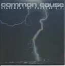 7inch Vinyl Single - Common Cause - Statement Of Purpose E.P. - blue translucent pressing