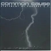 7inch Vinyl Single - Common Cause - Statement Of Purpose E.P. - blue translucent pressing