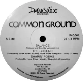 Common Ground - Balance / The Ground / Sharin' Poems