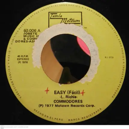 Commodores - Easy = Facil