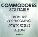 12inch Vinyl Single - Commodores - Solitaire