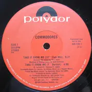 LP - Commodores - Take It From Me