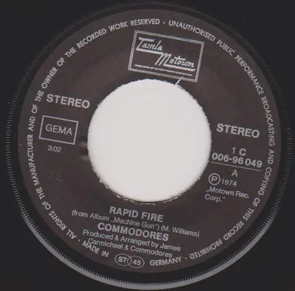 Commodores - Rapid Fire