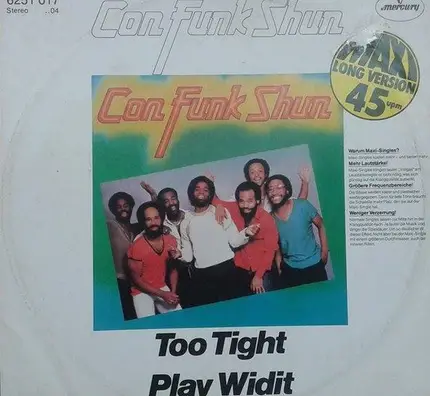 Con Funk Shun - Too Tight