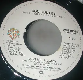 Con Hunley - They Never Lost You / Lover's Lullaby