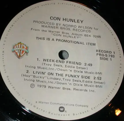 Con Hunley - Week-End Friend