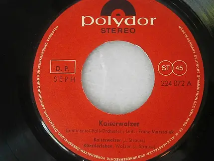 Continental-Ball-Orchester - Kaizerwalzer