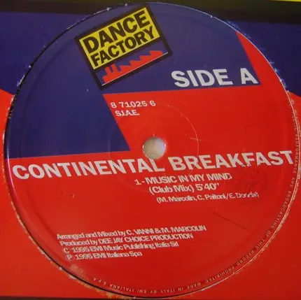 Continental Breakfast - Music In My Mind