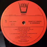 LP - Contredanse - Chants Et Danses De Normandie