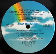 LP - Conway Twitty & Loretta Lynn - The Very Best Of Loretta Lynn And Conway Twitty
