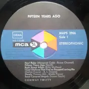 LP - Conway Twitty - Fifteen Years Ago