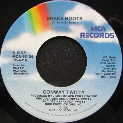 Conway Twitty - I Want To Know You Before We Make Love / Snake Boots