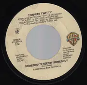 7inch Vinyl Single - Conway Twitty - (Lying Here With) Linda On My Mind