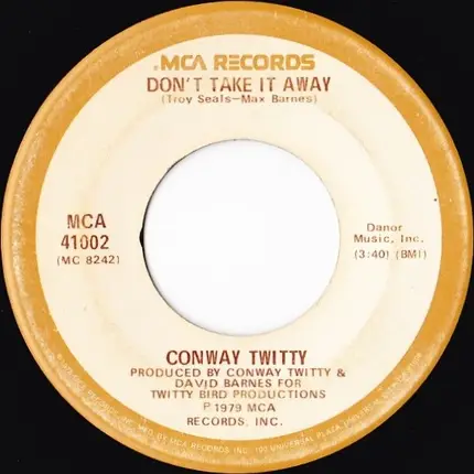 Conway Twitty - Don't Take It Away