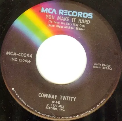 Conway Twitty - You've Never Been This Far Before