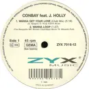 12inch Vinyl Single - Conbay feat. J. Holly - Wanna Get Your Love