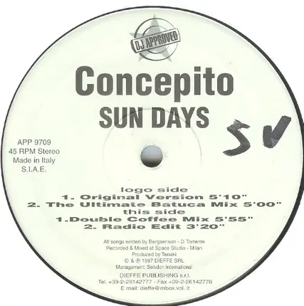 Concepito - Sun Days