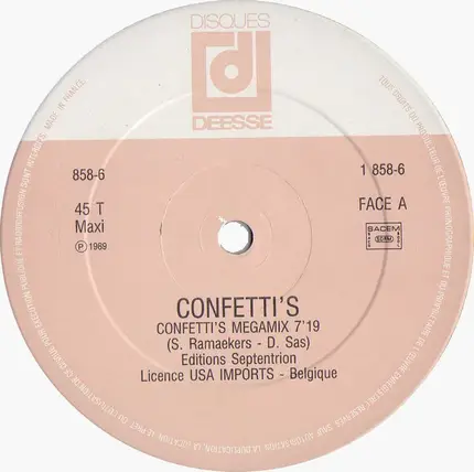 Confetti's - Confetti's Megamix