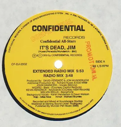 Confidential All-Stars - It's Dead, Jim
