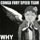 7inch Vinyl Single - Conga Fury / Shitstorm - Why / Shitstorm - Marbled Vinyl