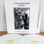 Double LP - Coniferous Myst - Lost Mountain Pathways - White Vinyl, Ltd Ed. Poster