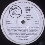 LP - Conjunto Explosão Do Samba - Escrete Do Samba Vol 2
