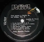 LP - Conjunto Macchu Picchu - Una Quena A Traves De Los Andes Vol. II